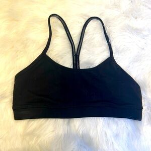 Like New Black Lululemon Sports Bra Size 4!